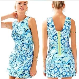 Lilly Pulitzer Mila Shift Dress in Ocean Blue size 0
